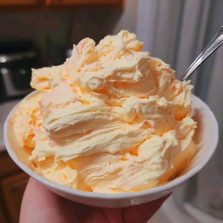Orange Fluff Keto Dessert