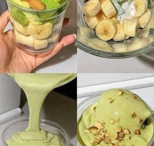 Creamy Avocado Banana Smoothie