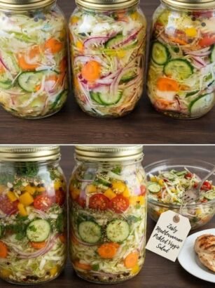 Zesty Mediterranean Pickled Vegetable Salad