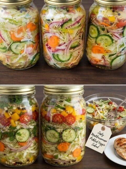 Zesty Mediterranean Pickled Vegetable Salad