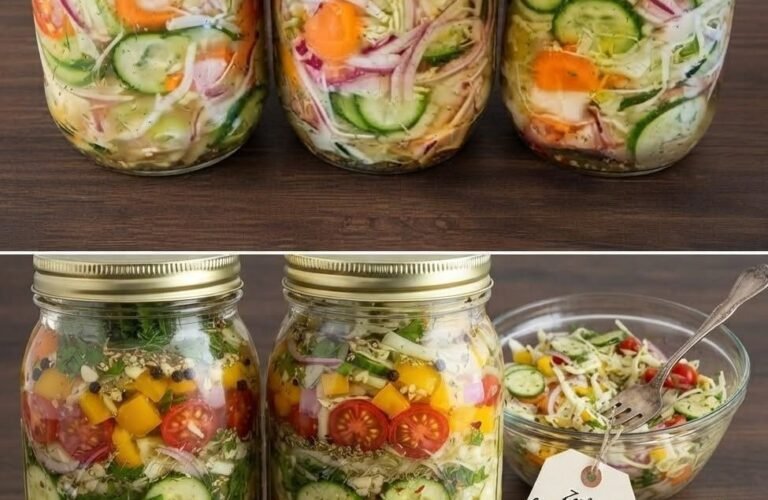 Zesty Mediterranean Pickled Vegetable Salad