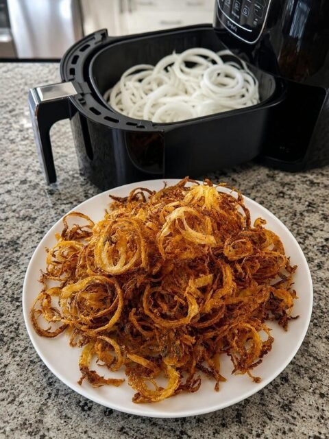 Air Fryer Crispy Fried Onions Recipe