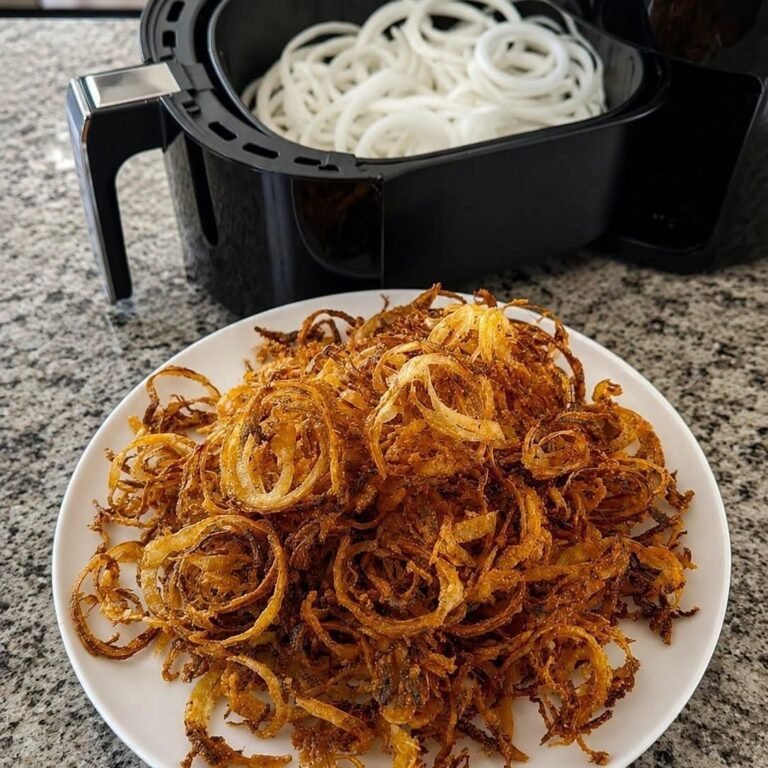 Air Fryer Crispy Fried Onions Recipe