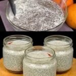 High protein Banana chia seeds Oats Milk